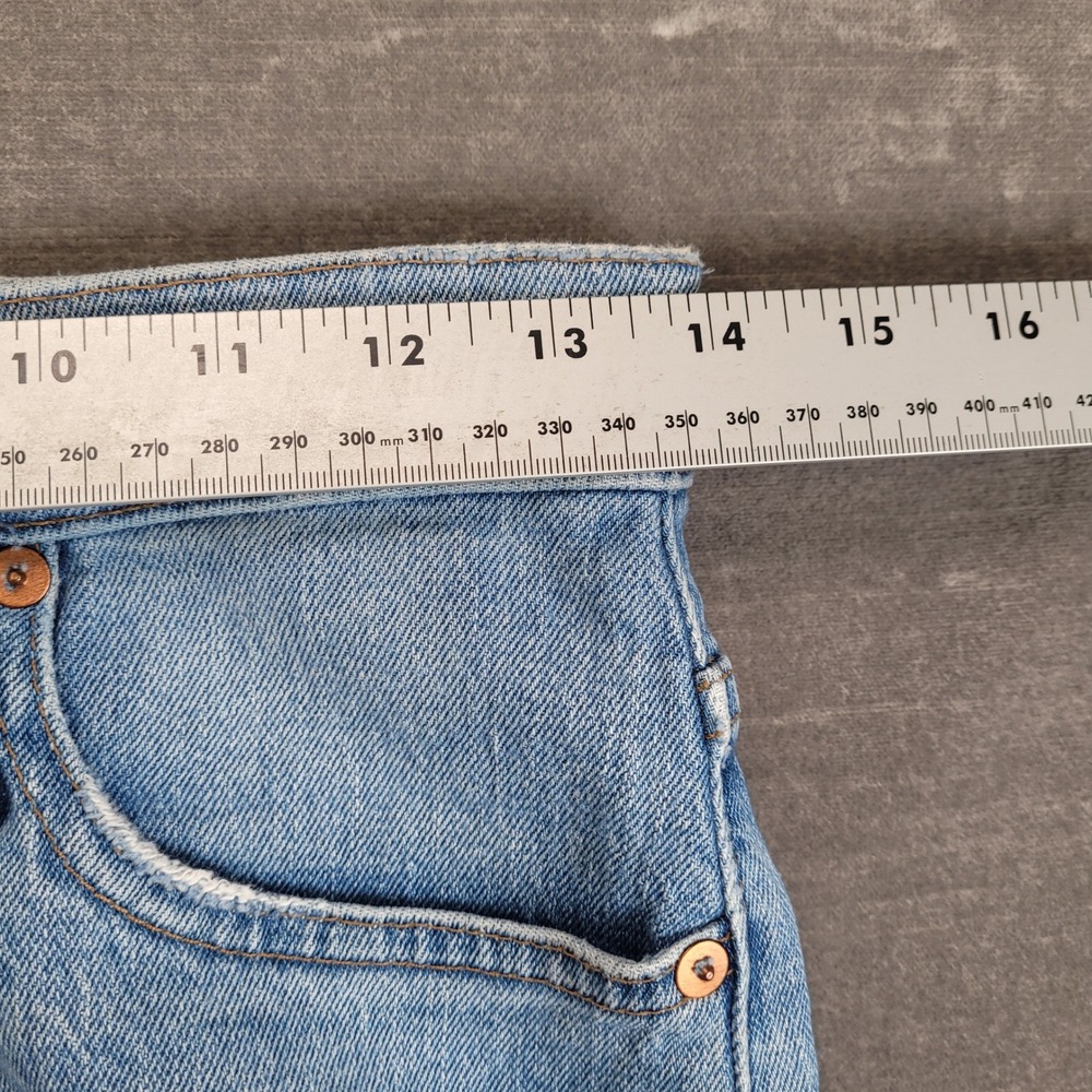 Madewell Classic Straight Jean Light Wash High Rise Denim Womens Size 26‎ - Picture 8 of 8